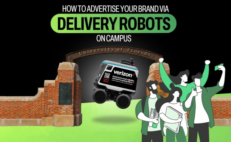 advertise your brand via delivery robots on campu